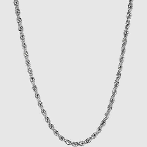 Rope Chain – 5mm Weissgold