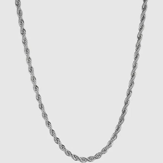 Rope Chain – 5mm Weissgold